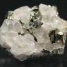Fluorita y Pirita