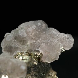 Fluorita y Pirita