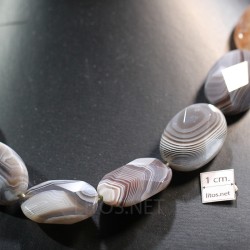Tira de mineral ágata