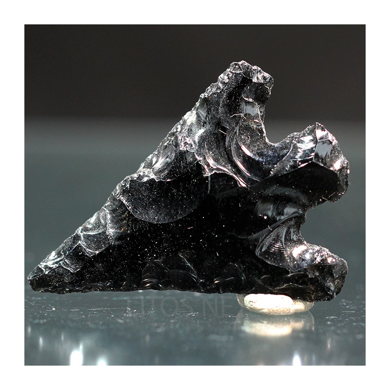Punta de lanza obsidiana