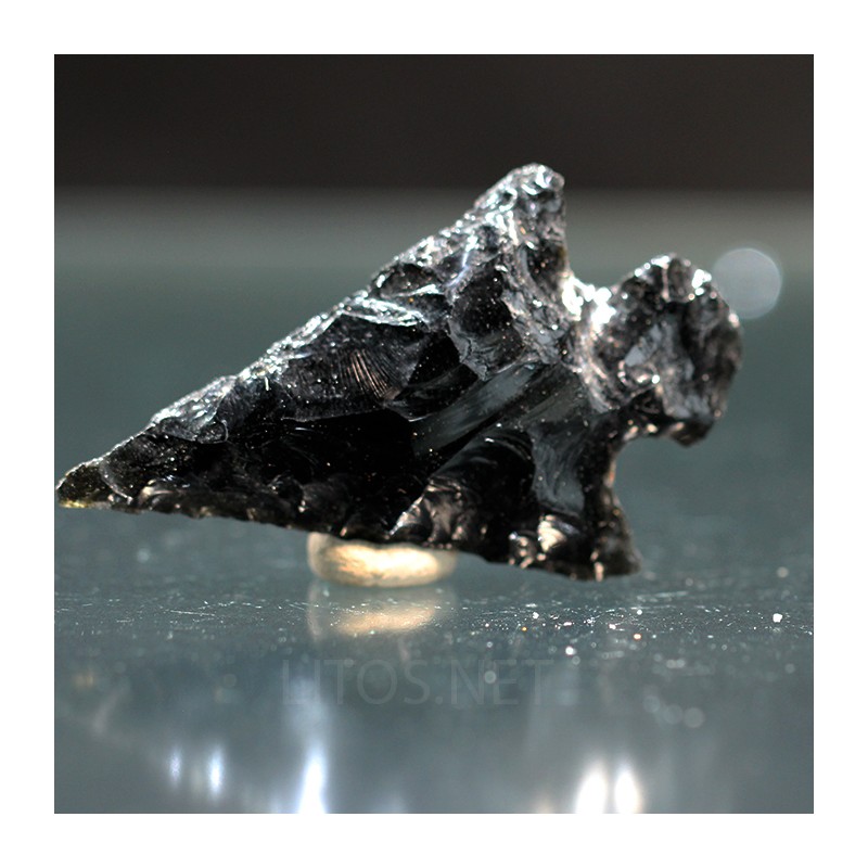Punta de lanza obsidiana