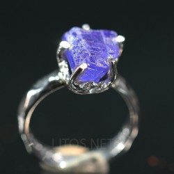 Tanzanita anillo