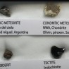 Colección de meteoritos y tectita