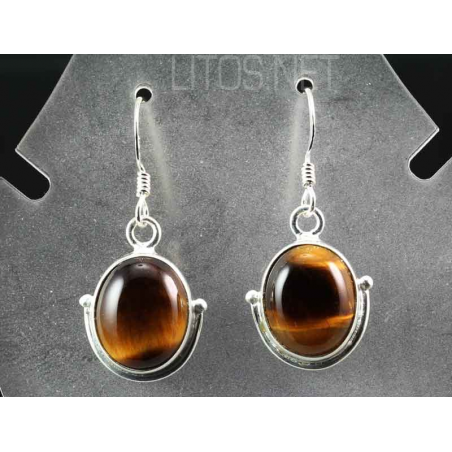 Pendientes de Ojo de Tigre Pendientes de Ojo de Tigre