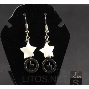 Pendientes de hematite