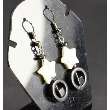 Pendientes de hematite