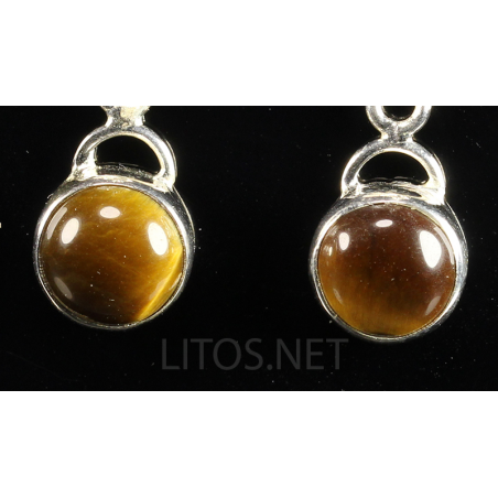 Pendientes de Ojo de Tigre Pendientes de Ojo de Tigre