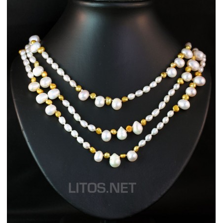 Collar de perla J269 Collar de perla J269