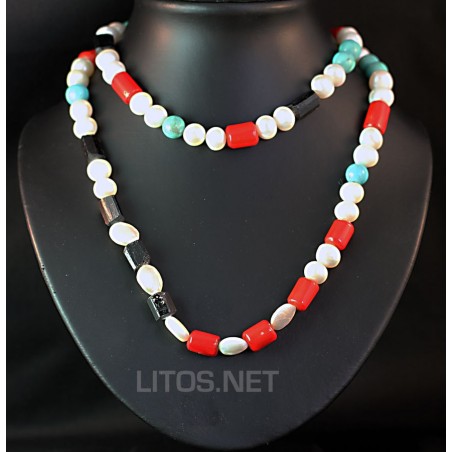 collar de perla J272 collar de perla J272