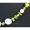 Collar de Peridoto y perlas J277