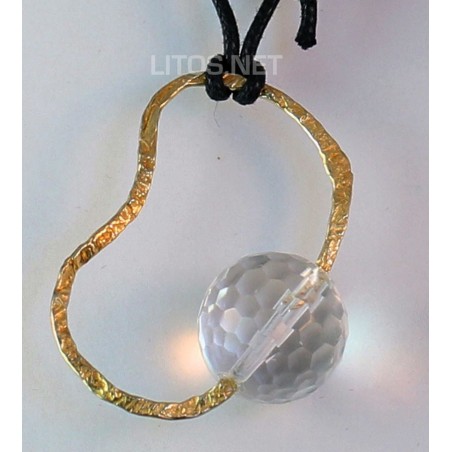Colgante de cristal de roca J215 Colgante de cristal de roca J215