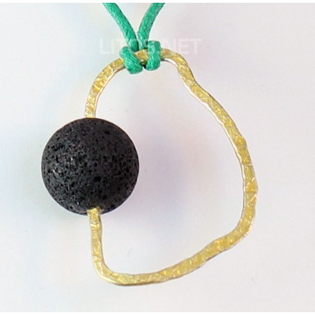 Colgante de lava volcánica J252 Colgante de lava volcánica J252