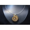 Colgante de Ammonite fosilizado J2738