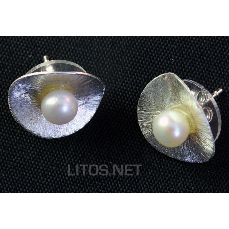Pendientes de perlas J339