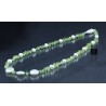 Collar de perlas y olivino J2891