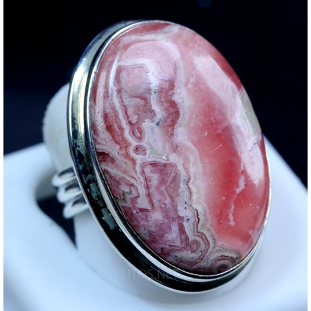 Anillo de rodocrosita J2980 Anillo de rodocrosita J2980