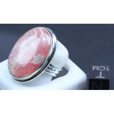 Anillo de rodocrosita J2980