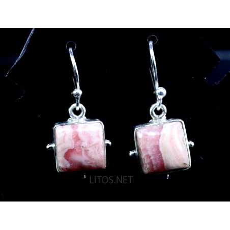 Pendientes de rodocrosita J2986 Pendientes de rodocrosita J2986