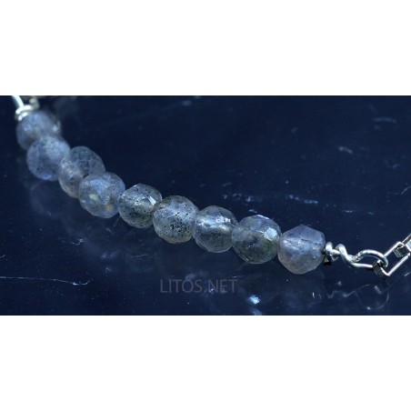 Pulsera de labradorita J2032 Pulsera de labradorita J2032