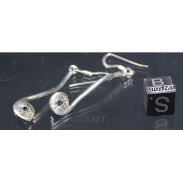 Pendientes de citrino J3214