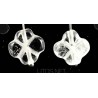 Pendientes de cristal de roca J477