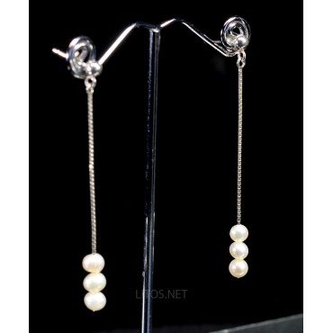 Pendientes de perlas J3298