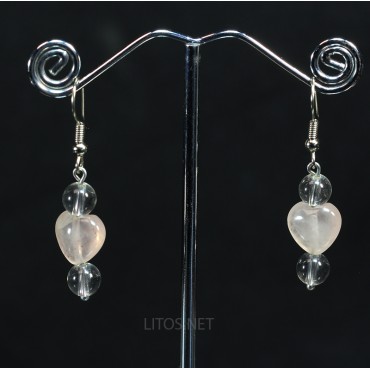 Pendientes de cuarzo J3301