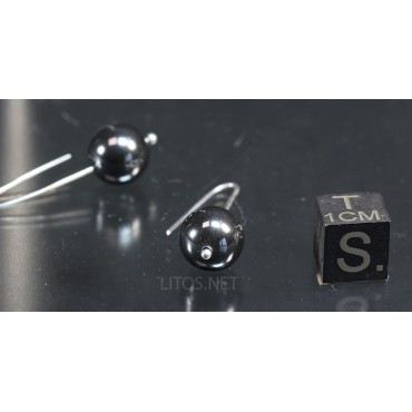 Pendientes de hematite J3302