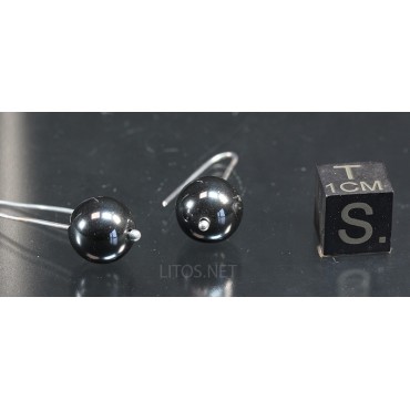 Pendientes de hematite J3302