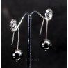 Pendientes de hematite J3302