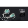 Pendientes de Malaquita J3345