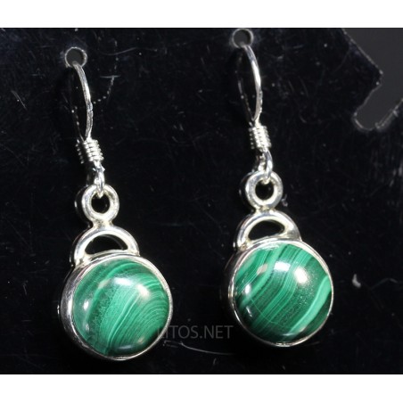 Pendientes de Malaquita J3345 Pendientes de Malaquita J3345