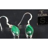 Pendientes de malaquita J3360