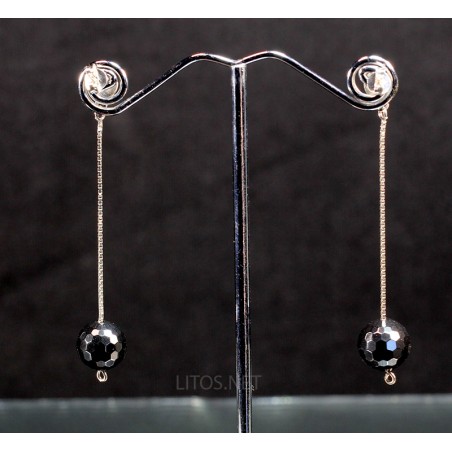 Pendientes de hematite J3403