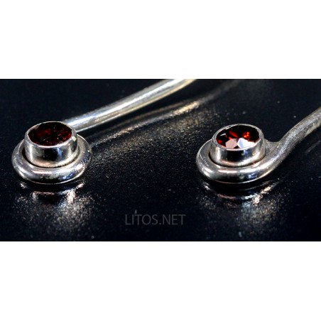 Pendientes de Granate J3404 Pendientes de Granate J3404