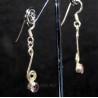 Pendientes de amatista J3405