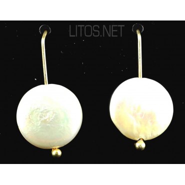 Pendientes de perlas J512