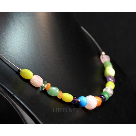 Collar de minerales J3450 Collar de minerales J3450