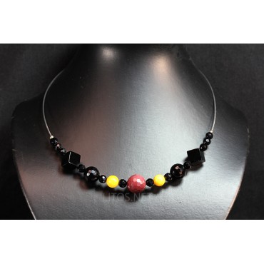 Collar de minerales J3451