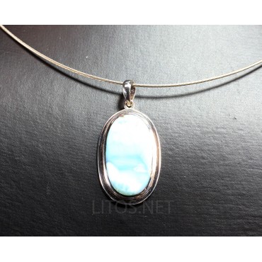 Colgante de larimar