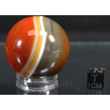 Mineral esfera de ágata