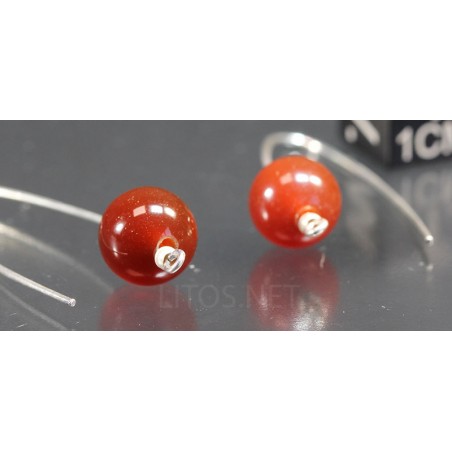 Pendientes de ágata carneola Pendientes de ágata carneola